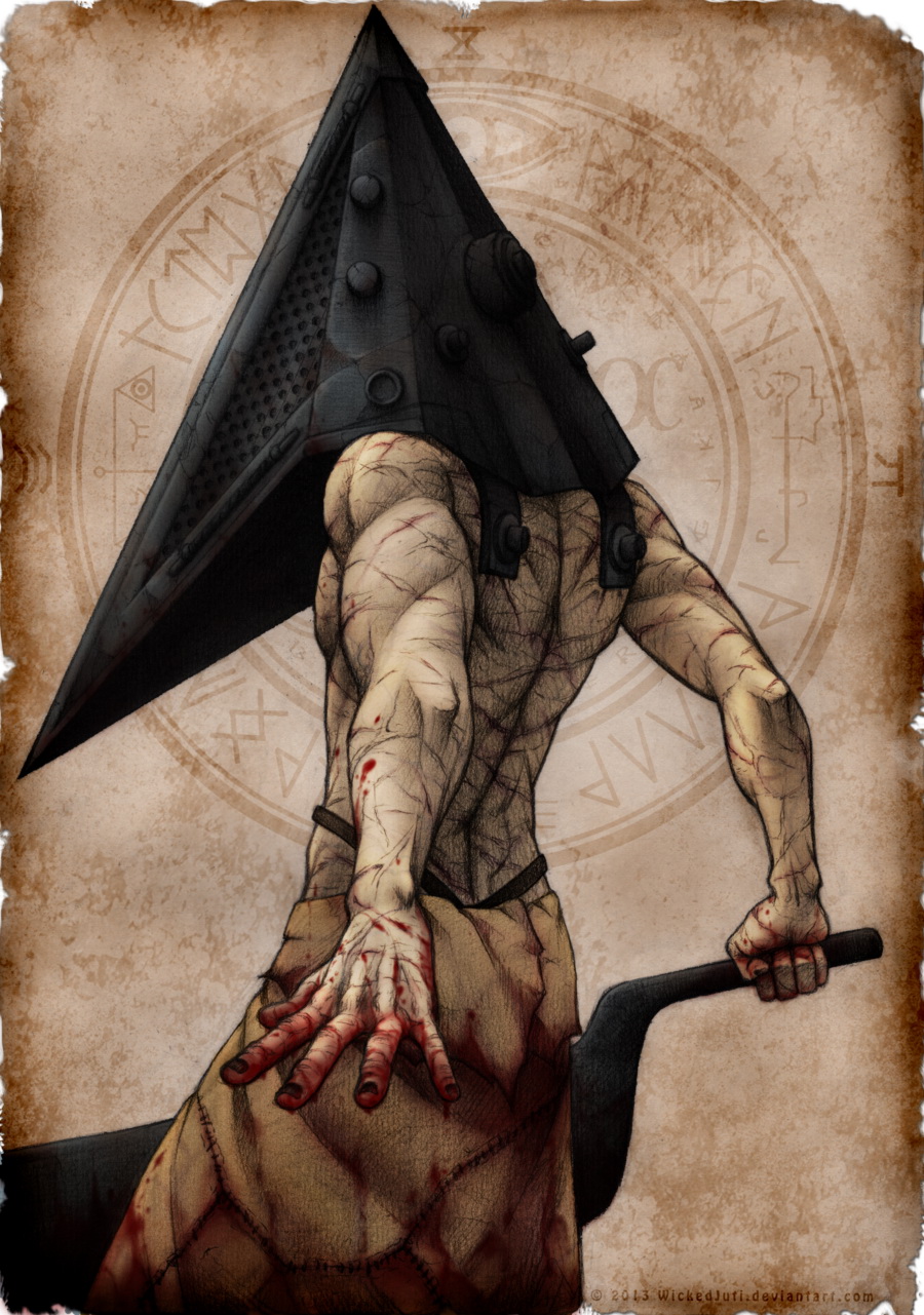 THE ART OF VIDEO GAMES on X: Fan art  Silent Hill - Pyramid Head Artist:  @click_burgundy  / X