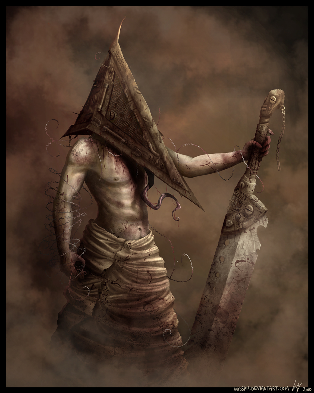 Pyramid Head. Silent Hill 2 fanart by RedBast on DeviantArt