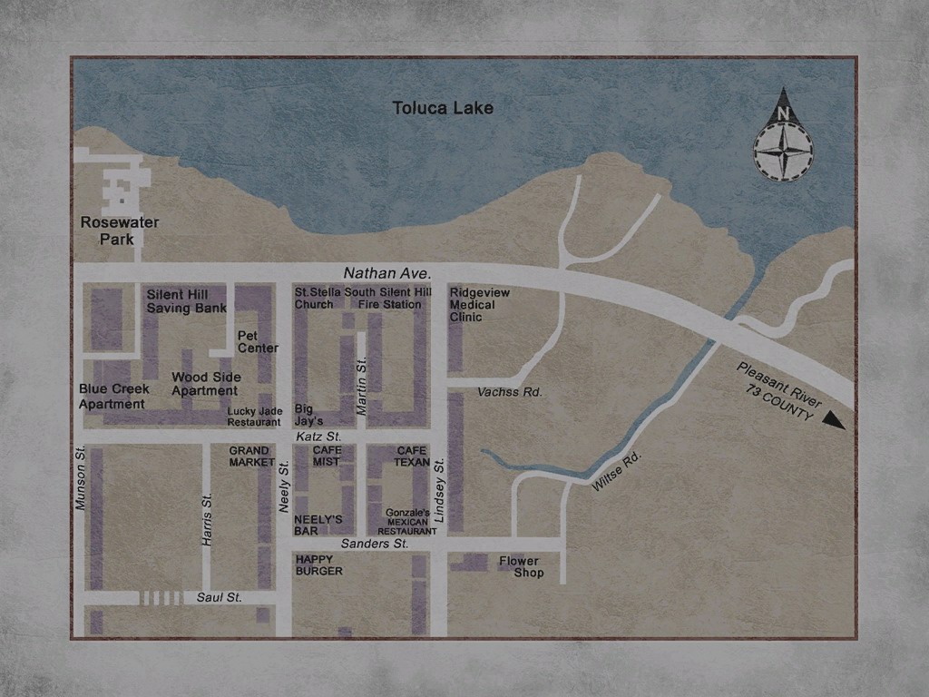 Silent Hill 3 Maps - Silent Hill Memories