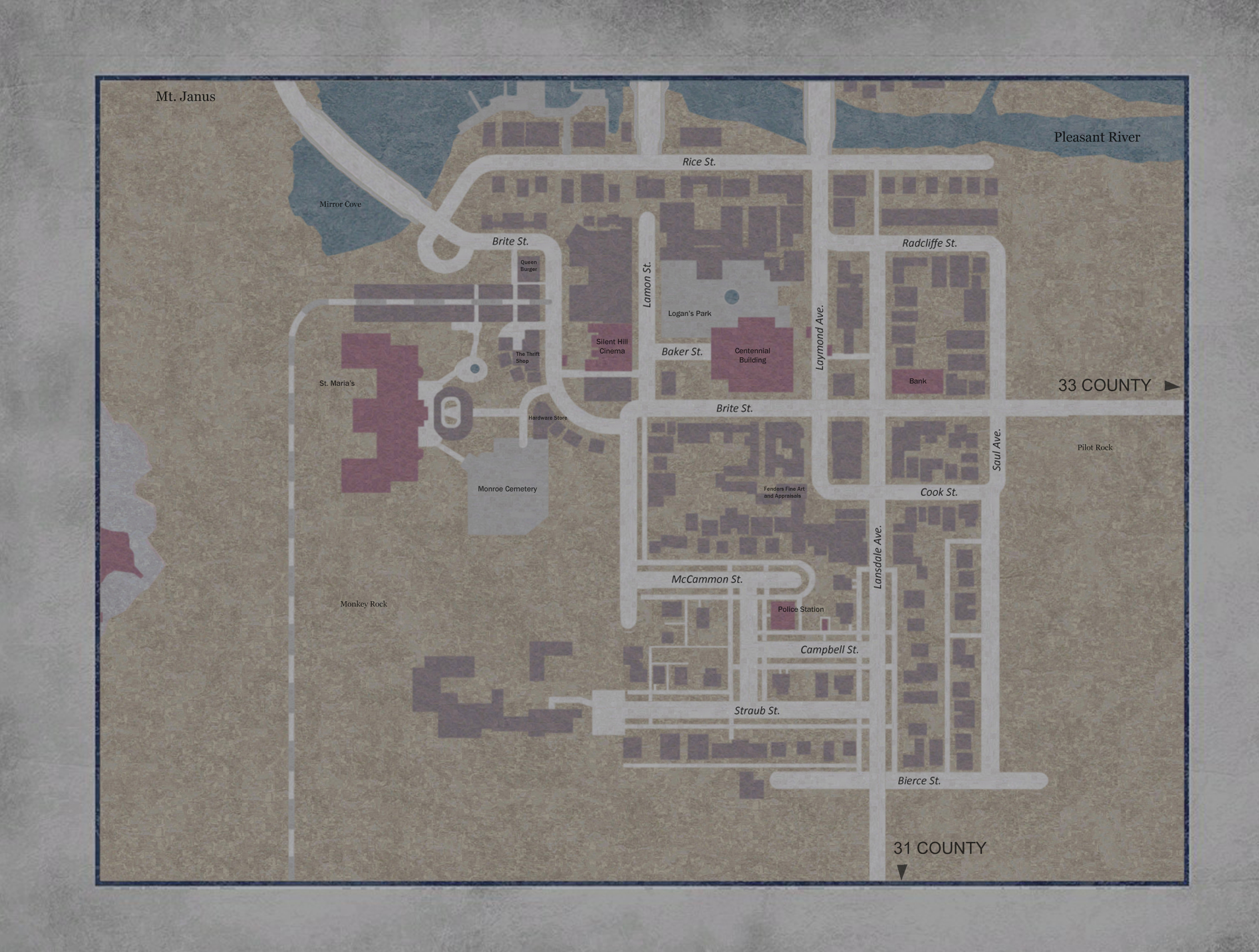 Silent Hill Maps Silent Hill Memories