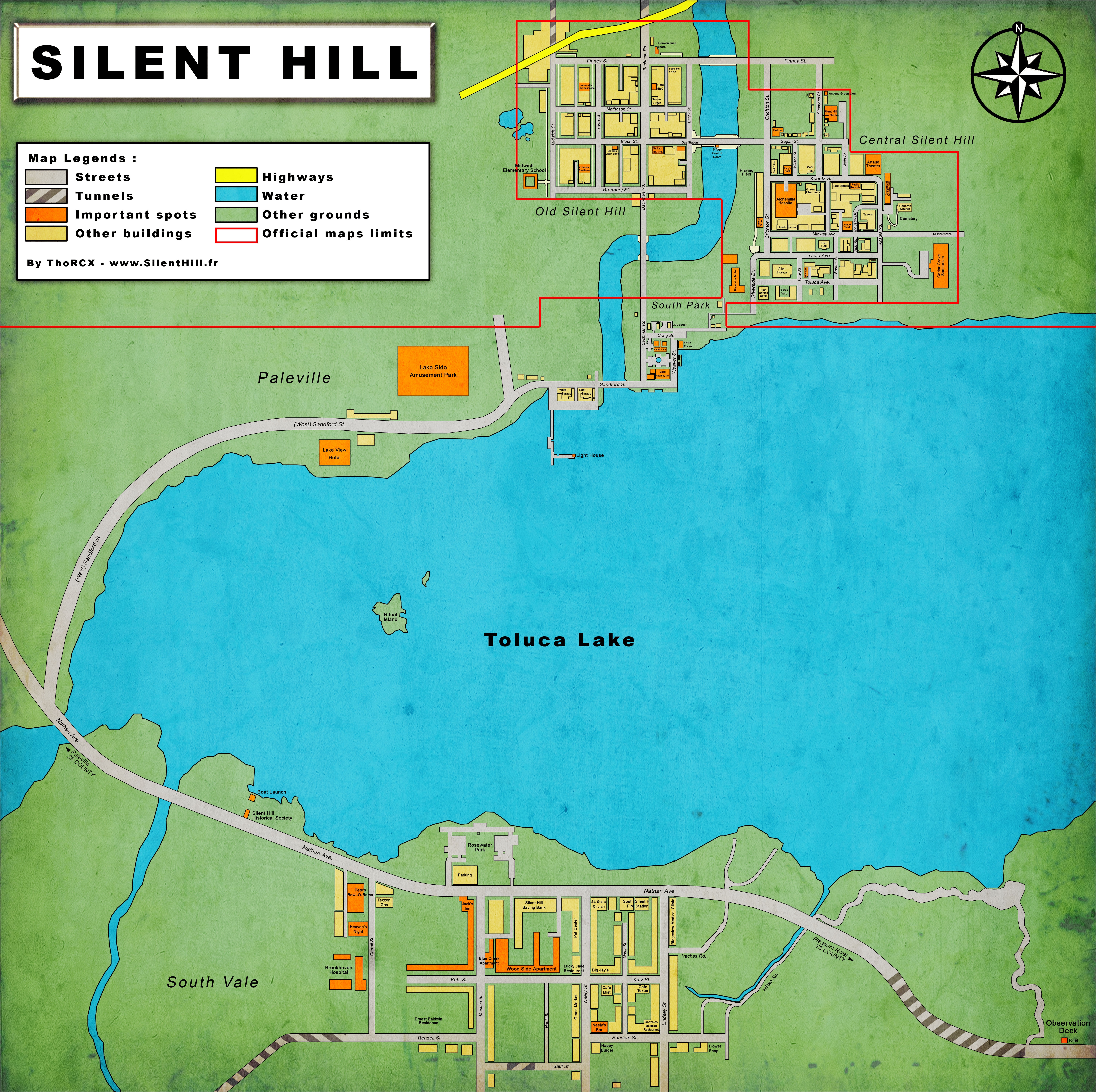 Silent Hill 3 Maps - Silent Hill Memories