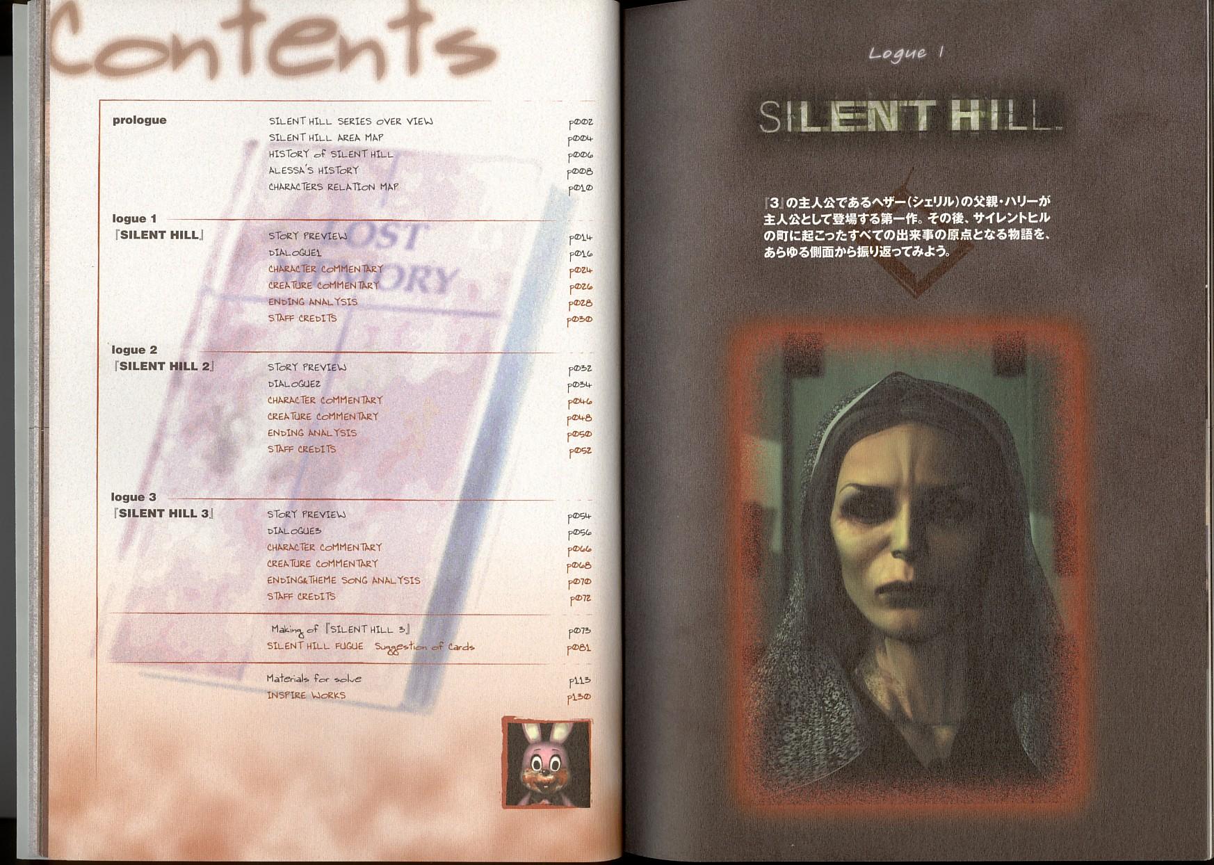 Book Of Lost Memories Scans Silent Hill Memories