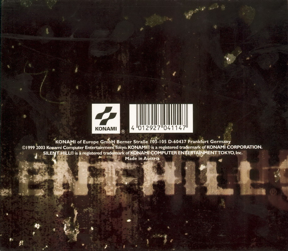 Silent Hill 3 - Official Asian Soundtrack CD