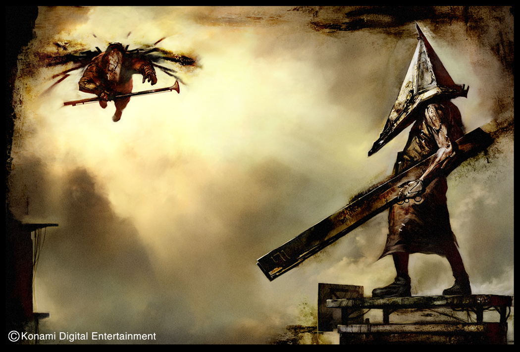 Silent Hill - Pyramid Head - Fan Art - Inks — ScudsWorth Productions