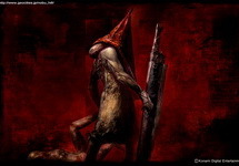 Pyramid Head for PVC statue by Gecco – package artwork (2012)