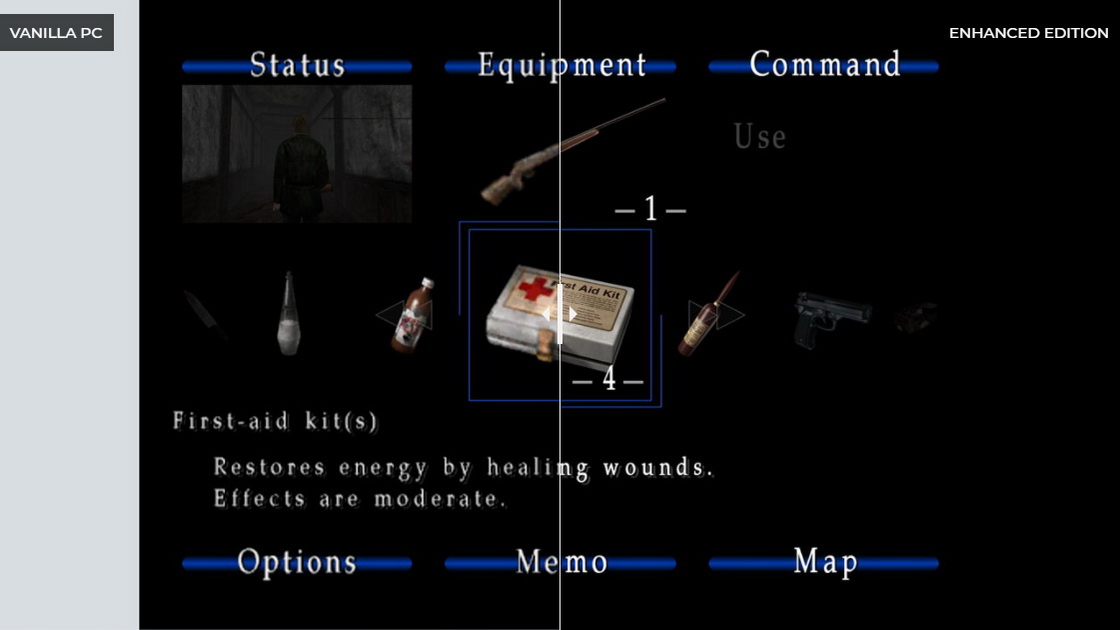 Silent Hill 2: Enhanced Edition - Comparison to PCSX2