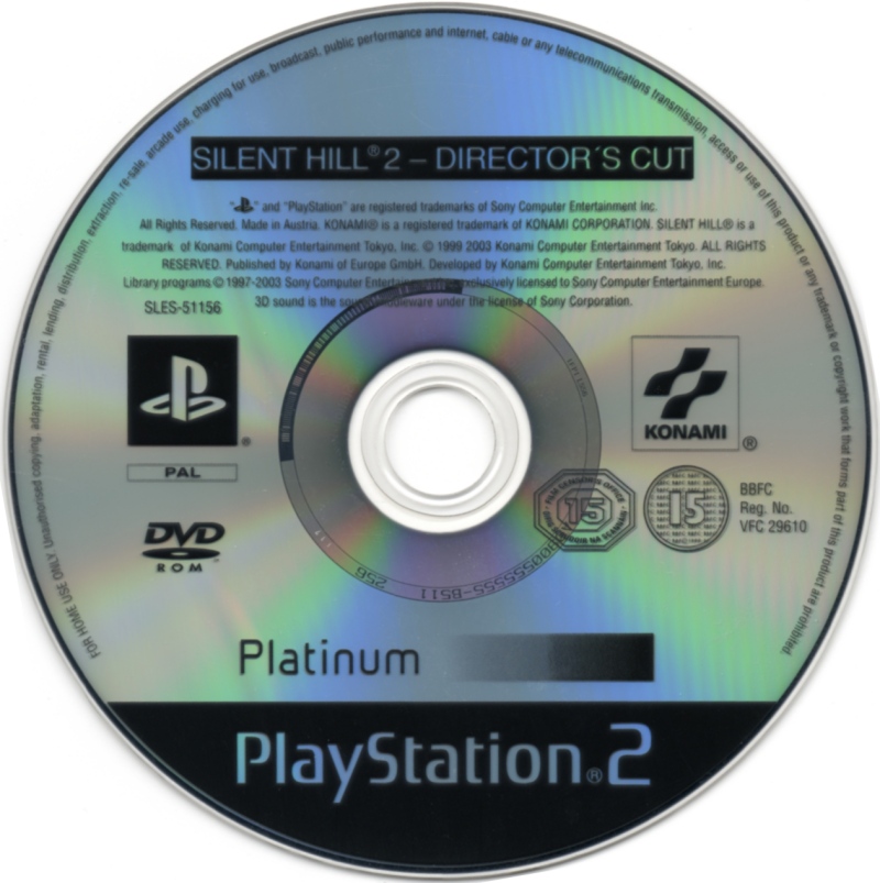 pc SILENT HILL 2 Directors Cut Game REGION FREE PAL EXCLUSIVE RELEASE  Director's