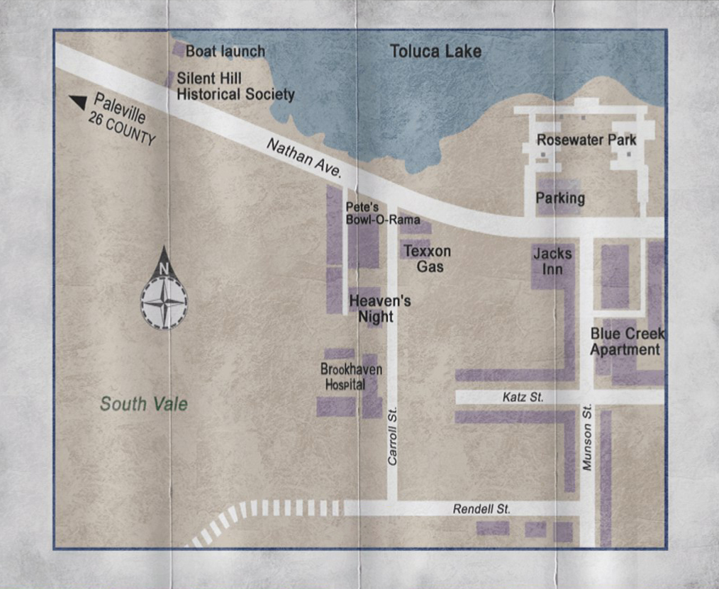 Silent Hill 3 Maps - Silent Hill Memories