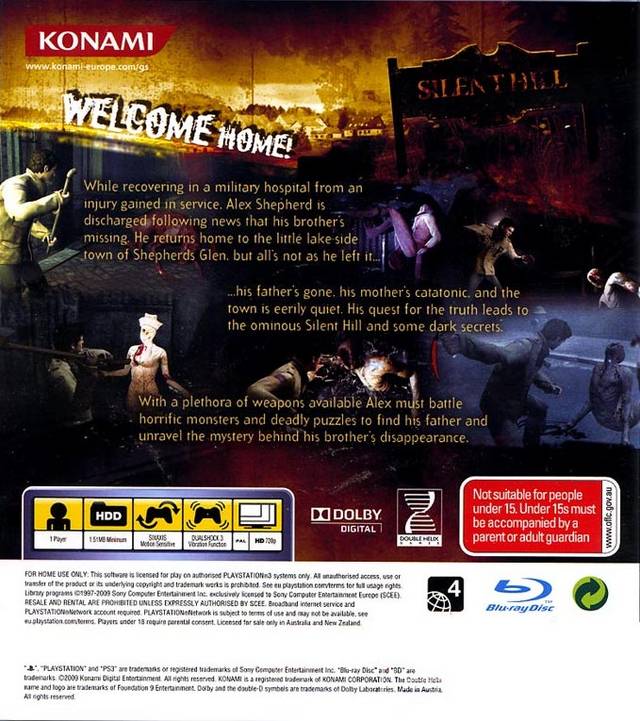 Silent Hill Homecoming PC DVD-ROM Germany — Complete Art Scans