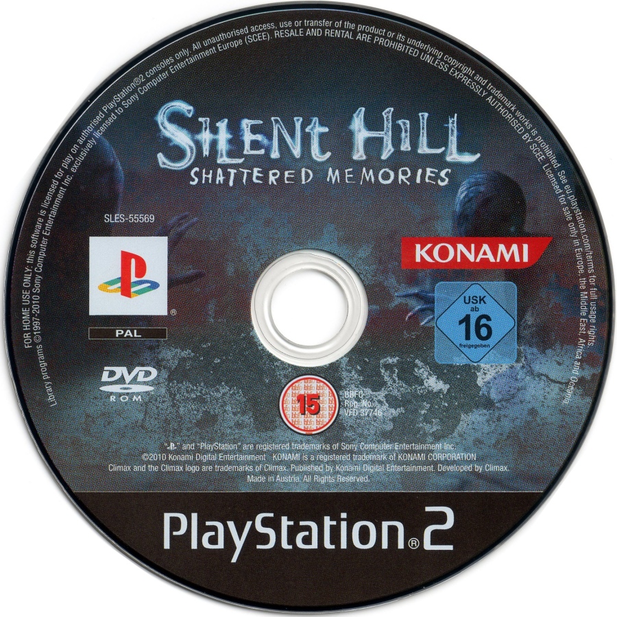 SILENT HILL : SHATTERED MEMORIES - Playstation 2 (PS2) iso download